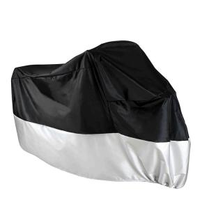 Quality Portable Waterproof Motorcycle Cover Soft Full Regular Size Universal Black wholesale