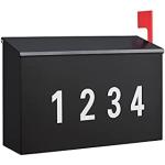 Wall Mounted Black Steel Mailbox The Perfect Combination of Style and Functional