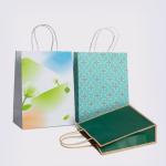 Food Snacks Packaging Hand Length Handle Custom Printed Biodegradable Kraft