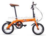Foldable 27 Speed 14 Inch Carbon Steel Frame Bike