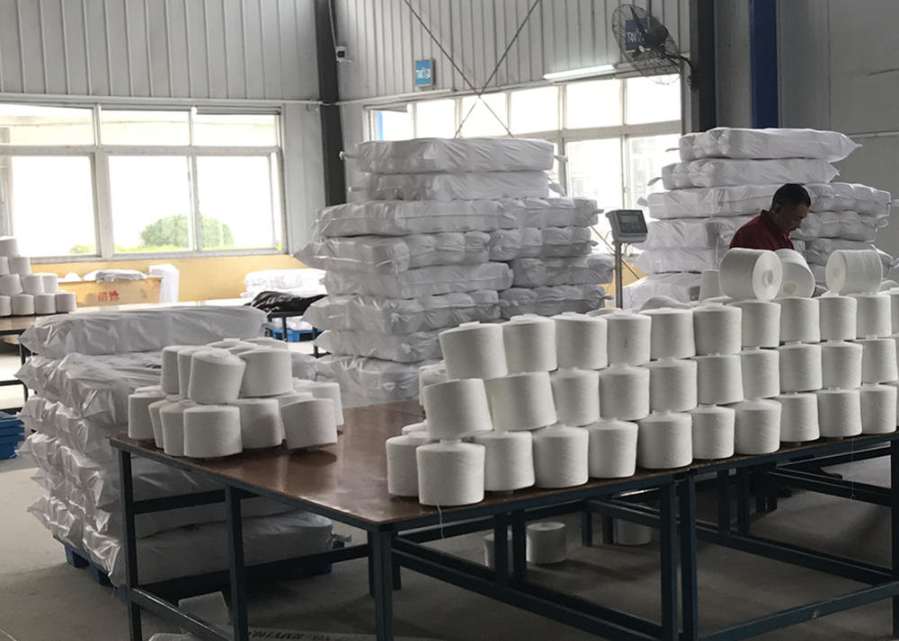 High Quality And High Strength 50/2 Bright Virgin 100% Spun Polyester Yarn