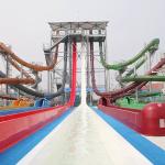 Young Water Park Equipment Fiberglass Backyard Water Playground
