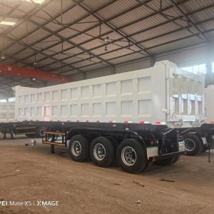 Quality 137500 to 26000*2500to2550 height Customized 3 Axle U Shape Tipper Semi Trailer High wholesale
