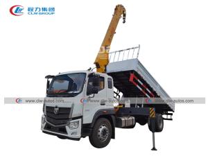 Quality Foton 6t Truck Crane Double H Hydraulic Outrigger Hoisting Truck 15m Lifting Height wholesale