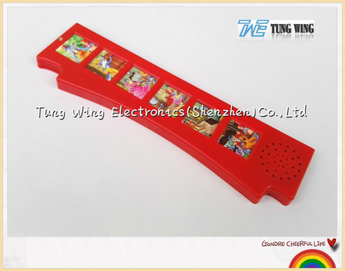 Red 6 Button Sound Module For Kids Sound Books As Indoor Educational Toys 0