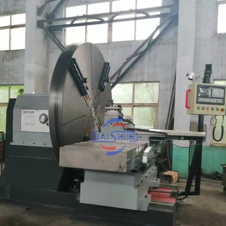 High Precision Metal Turning Lathe Horizontal Face Lathe For Flange