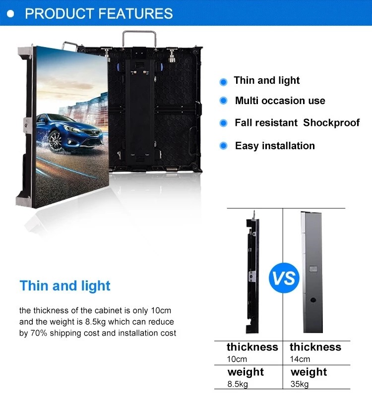 FCC 5500nits Indoor Advertising Led Display P3.91 P4.81