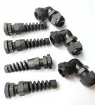 IP68 Waterproof Electrical Gland Connectors Flex Spiral Cable Gland Strain
