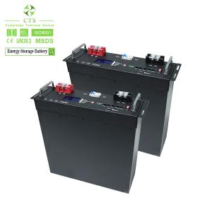 China CTS 30kWh 48V LiFePO4 Battery Power Backup Cabinet For Critical Solar Loads on sale