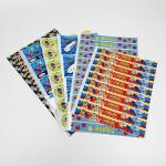 Varnishing Custom Die Cut Stickers CMYK BOPP Film Cartoon Adhesive Label
