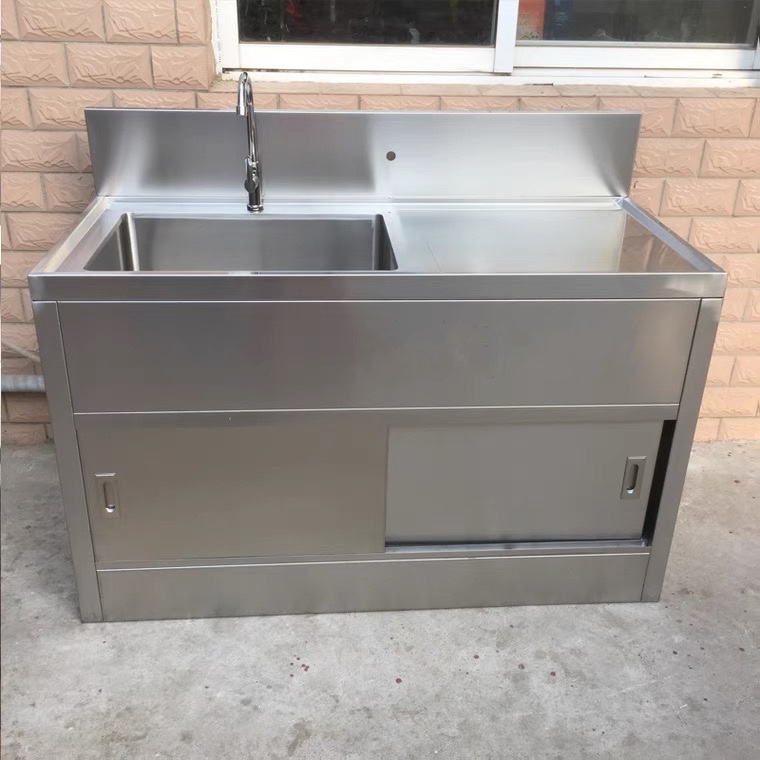Hospital Stainless Steel Surgical Scrub Sinks Foot Operated Hand Wash Sink