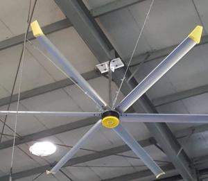 Quality Gearbox Pmsm Motor Configured electric Hvls Ceiling Fans wholesale