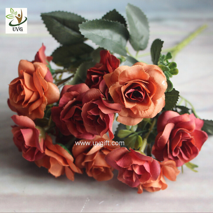 UVG table centerpieces fake roses silk wedding bouquets for party table decoration FRS67