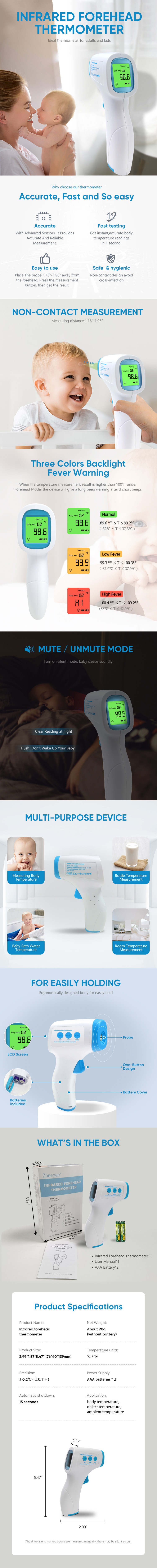 industrial digital thermometer electric contact thermometer electronic digital thermometer handheld thermometer