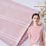 Healthy And Skin-Friendly Soft Cotton ​Striped Material Fabric For T-Shirt