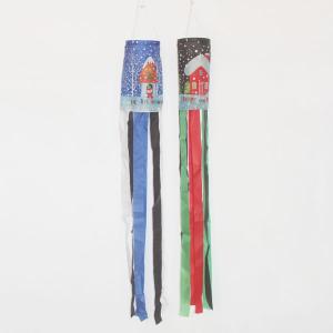 Quality Christmas wind sock house with snow wholesale