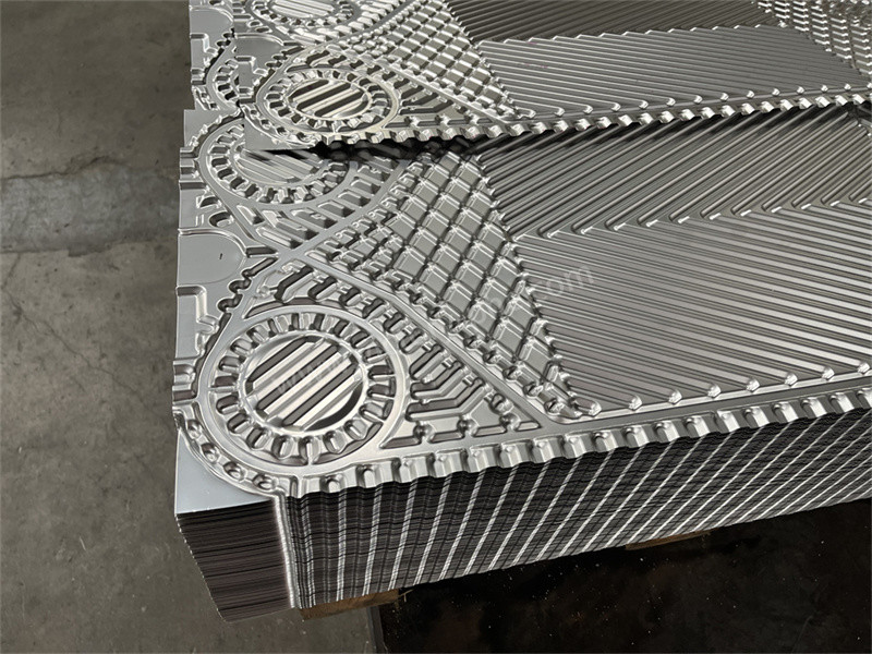 Nickel Sondex Heat Exchanger Plate 500mm Width Heat Transfer Plate