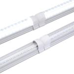 85 Cri T8 LED Tube Light V Shape 2ft 9w Clear Cover For Office Supermarket