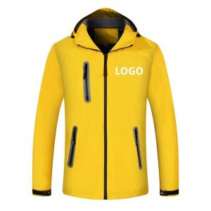 Quality Work Outer Wear Apparel Uniform Soft Shell Waterproof Windproof Windbreaker wholesale
