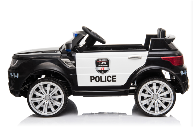 Suitable for 3-8 Year Olds Big Two Seater Battery Operated Police Car