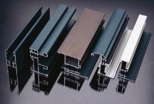 Quality Powder Painted Aluminum Extrusion Profiles , Aluinum Window / Door Profile wholesale