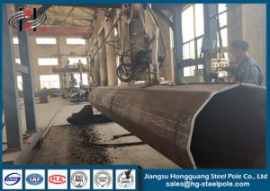 Quality 12m 450 Dan Bangladesh Polygonal Electrical Power Pole Hot Dip Galvanized Steel wholesale