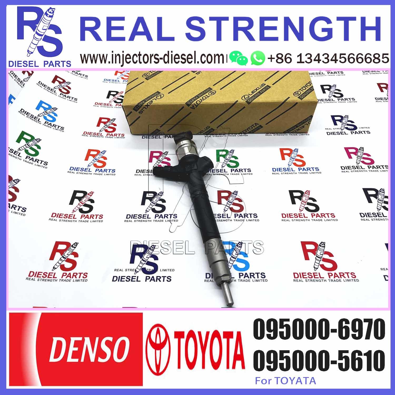 Common Rail Fuel Injector 23670-0R180 095000-7690 095000-7680 095000-7320 095000-7330 095000-6680 095000-6970