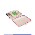 8 Port Fiber Optic Distribution Box LC/SC Fiber Termination Box Wall Mount
