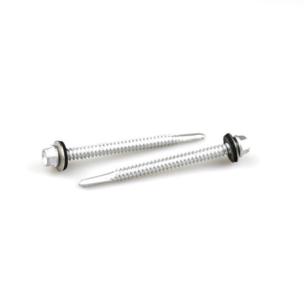 Stainless Steel Flange Hex Bi Metal Self Drilling Tapping Screws Parafuso Inox