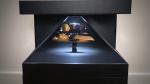 50 Degree Holographic Glass Screen Pyramid Holographic Showcase 270