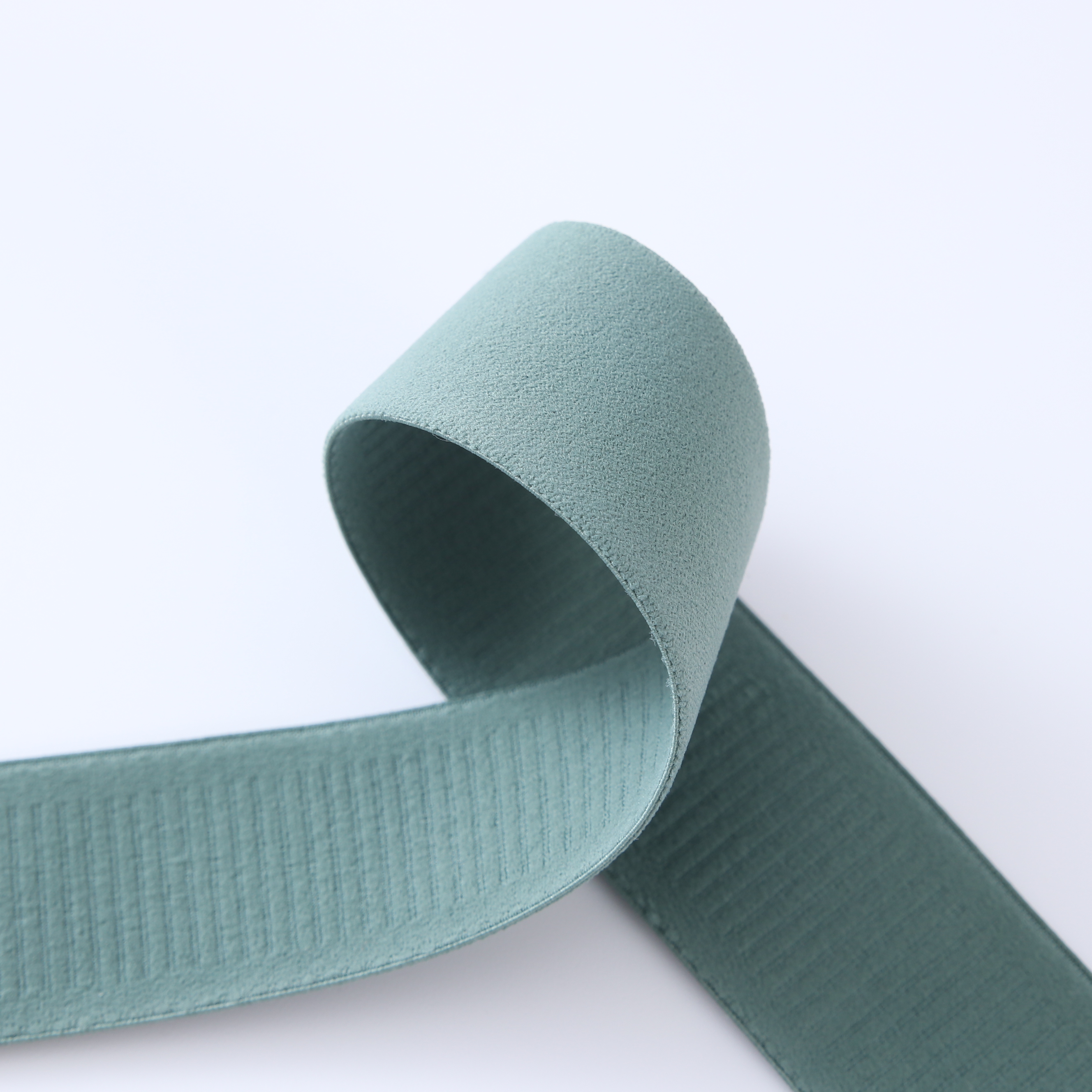 Factory high quality nylon underwear bra wire casing plush back double teeth edge elastic webbing for underwire bra cup