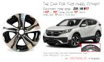 17" Machined Black Wheel for Honda CR-V 17-20 OEM Quality Alloy Rim 64110
