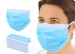 Non Woven Medical Mouth Mask 3 Ply Antibacterial Disposable Mask Anti Dust