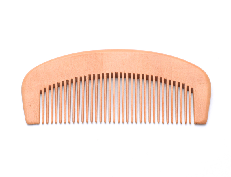 73g Light Weight Wood Beard Comb Customized Pocket Beard Comb