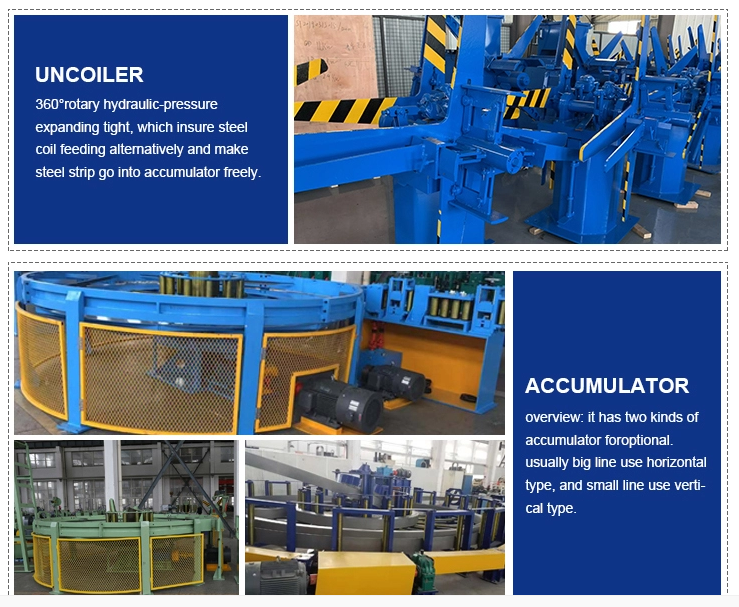 OEM Iron Pipe Making Machine Galvanized Steel Pipe Manufacturing Machine