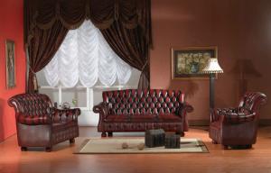 Quality Europe style chesterfield sofa set antique sofa set wholesale