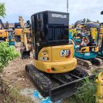 3ton Secondhand Mini Cat 303.5 Crawler Digger Used Compact Caterpillar Backhoe