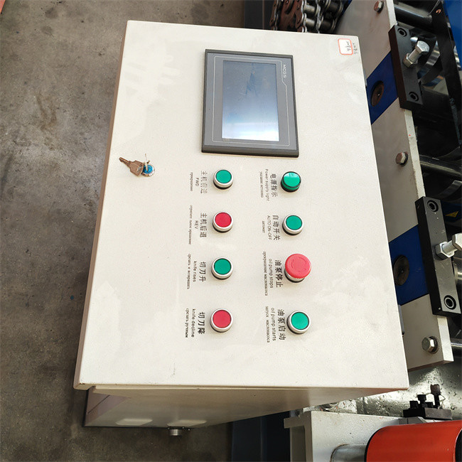 Galvanized Steel Decking Floor Roll Forming Machine PLC System
