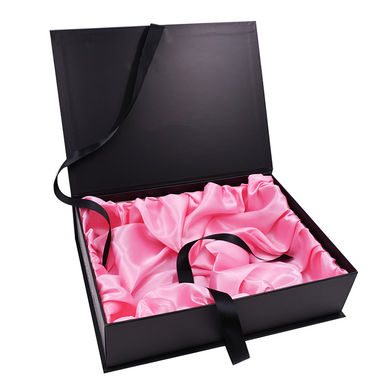 Wig Packaging Spot UV Cosmetic Paper Boxes Varnishing With Silk