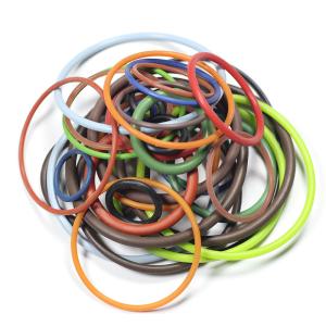 Quality AS568 Metrics JIS O Rings Seal FKM BUNA NBR Coloured Rubber O Rings wholesale