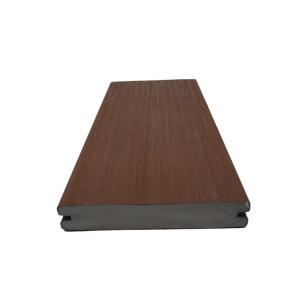 Quality 140mm*25mm Trendy Grooved Solid Decking for Current Interior Styles wholesale