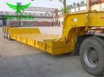 Removable Gooseneck Semi Trailer 70 Tons Gooseneck Skeletal Trailer