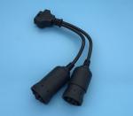 OBD2 OBDII Female to Deutsch 6 Pin J1708 Female and 9 Pin J1939 Female Splitter