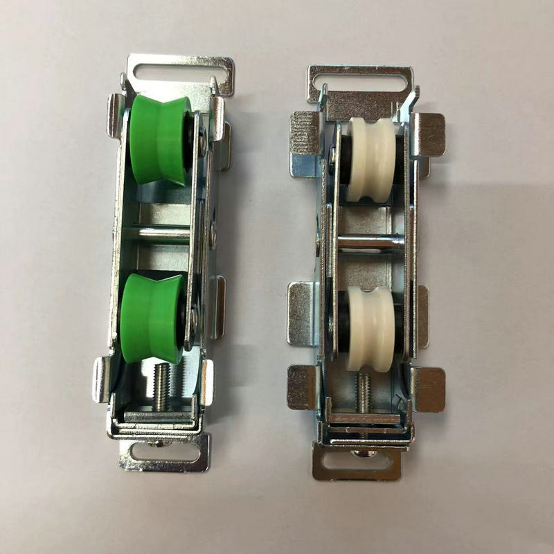 32-55mm Width Zinc Coated Aluminium Alloy Sliding Door Roller Nylon Wheel Door Bearing