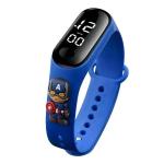 White Rectangle 18mm Waterproof Kids Watch OEM Water Proof Smart Digital