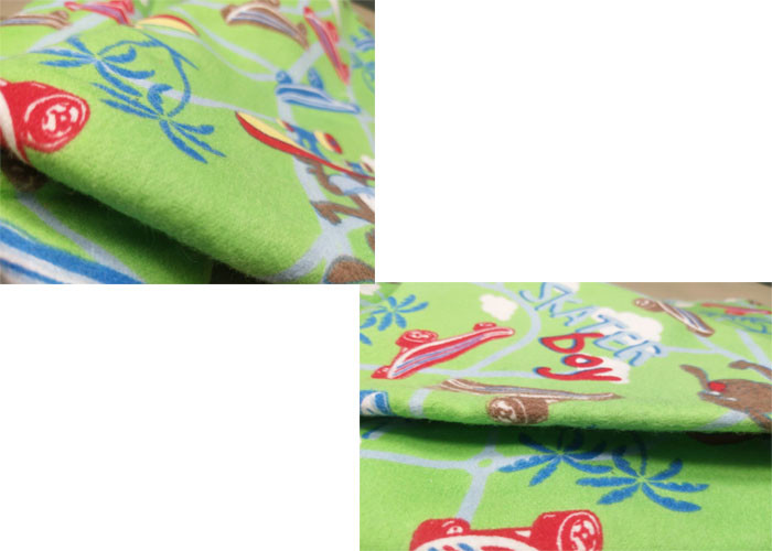 Width 36'' Lannel Fabric Cotton With Cartoon Printing