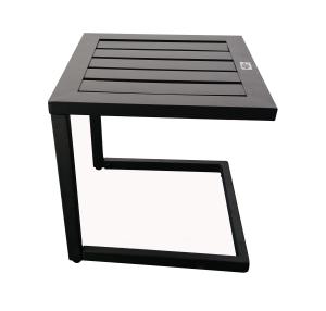 Quality 40cm Height Aluminum Side Table Outdoor KD Coffee Table wholesale