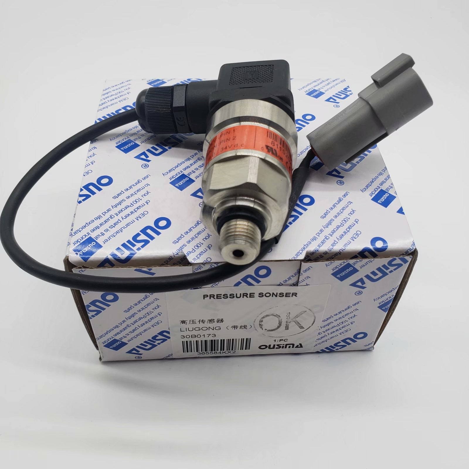 OUSIMA 30B0173 Pressure Sensor For LIUGONG Excavator Spare Parts