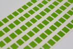 1mil Green Matte 6mmx5mm High Temperature Resistant Polyimide Label