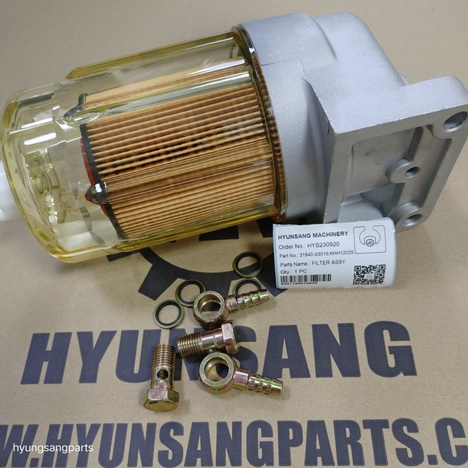 Excavator Filter Assembly 31940-93010 KHH12020 For CX130B CX160B CX210B CX240B